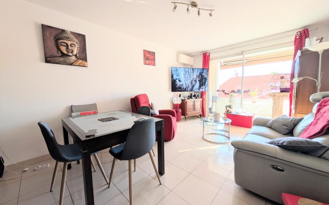 Vente Appartement – 3 pièces – 56 m² à Cagnes-sur-mer (06800)
