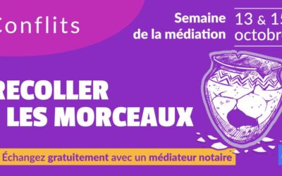 Semaine de la médiation du 10 au 18 octobre