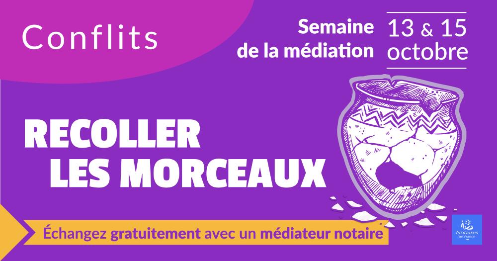 Semaine de la médiation du 10 au 18 octobre